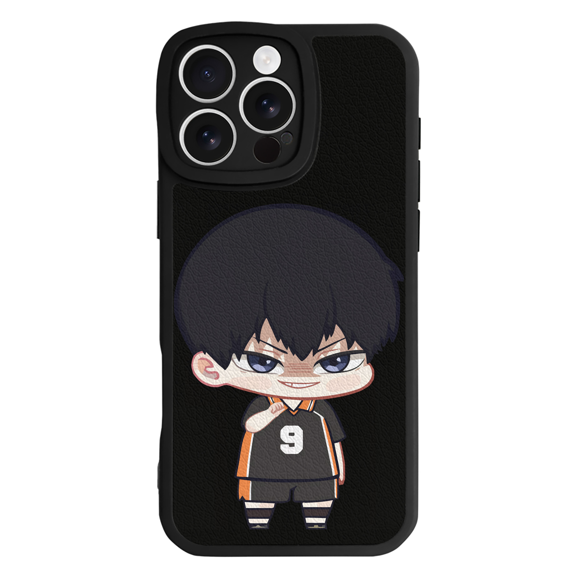 （画像用） ハイキュー!! Haikyu!! 【iPhone 16シリーズ対応】シリコンスマホケース（レザー調） 材質：シリコン